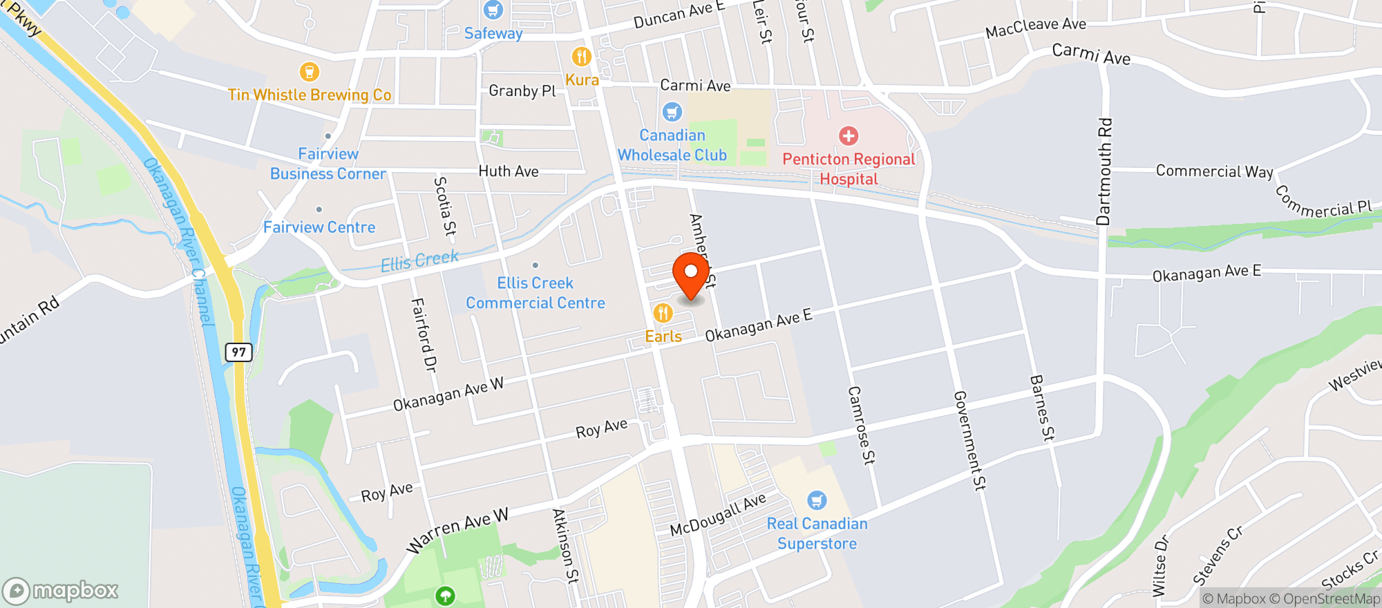 Map showing Localmotive Market