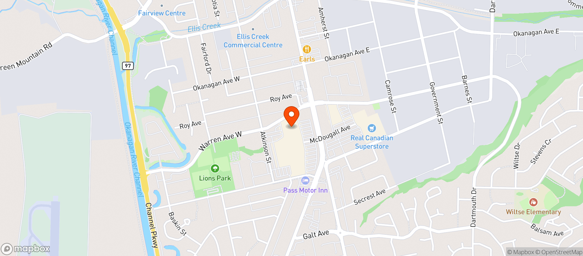 Map showing Save-On-Foods