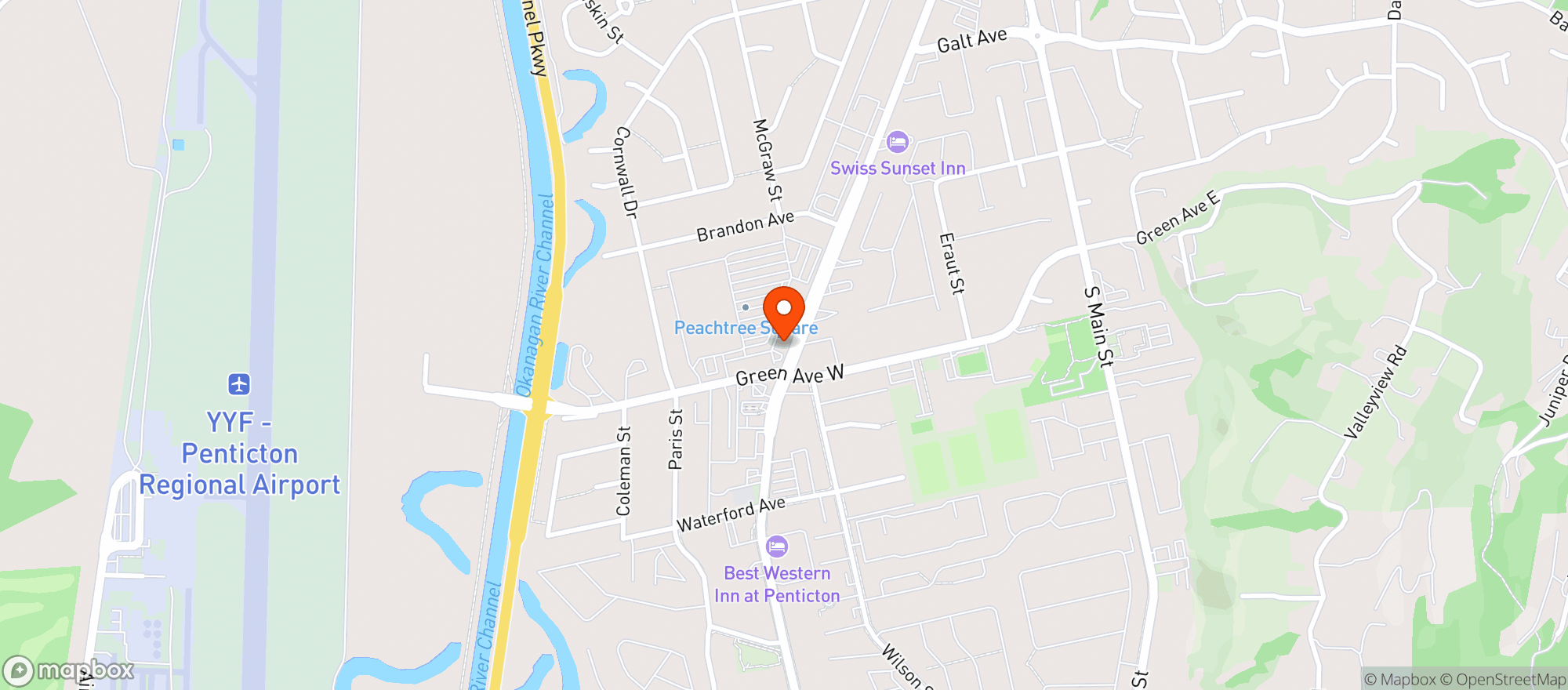 Map showing Last Call Liquor Mart