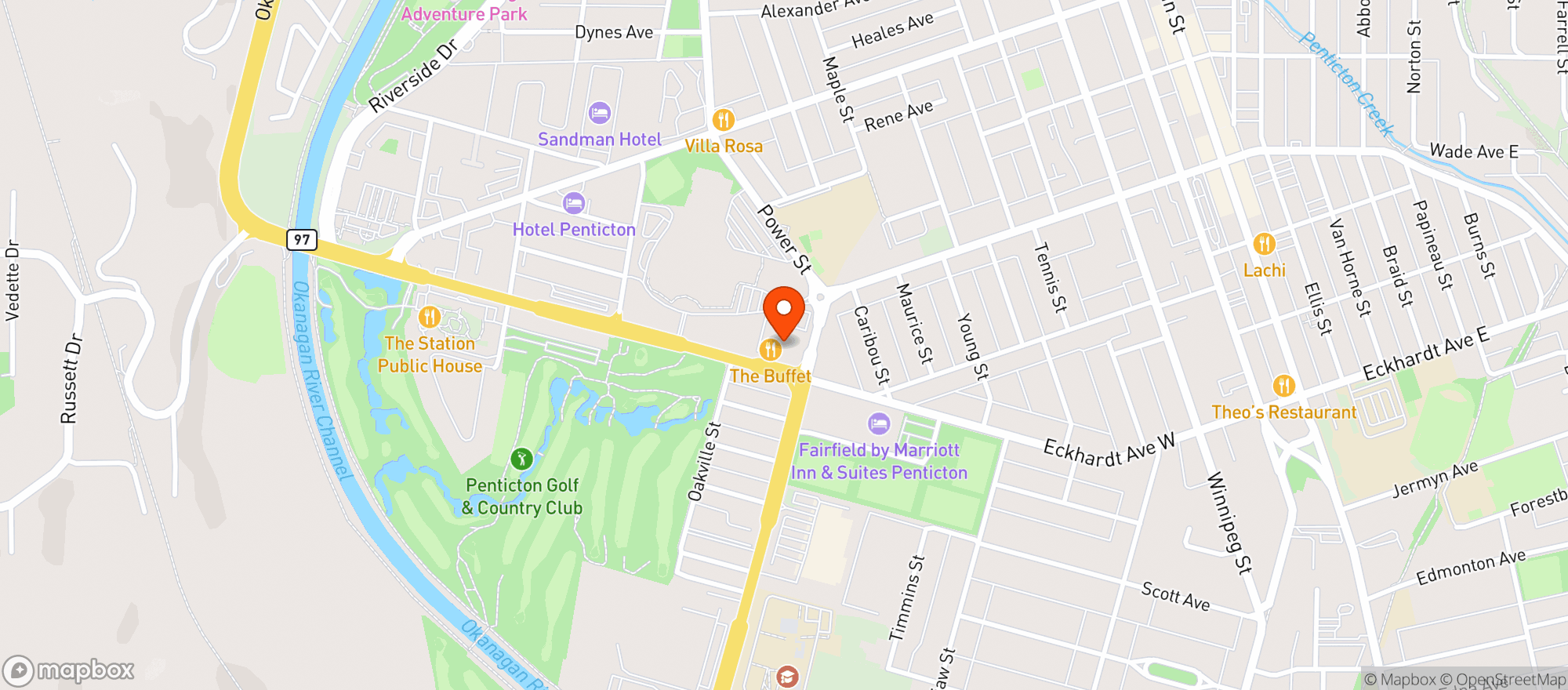 Map showing Match Eatery & Public House