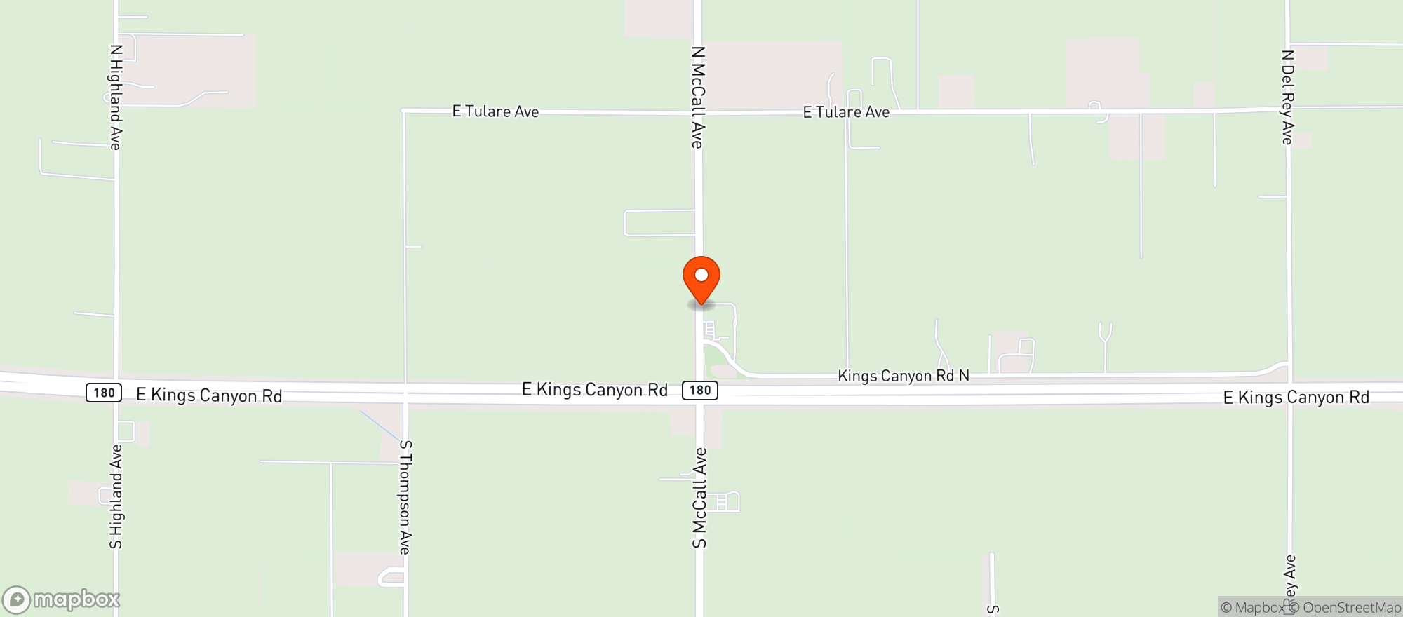 Map showing Loma Vista Market