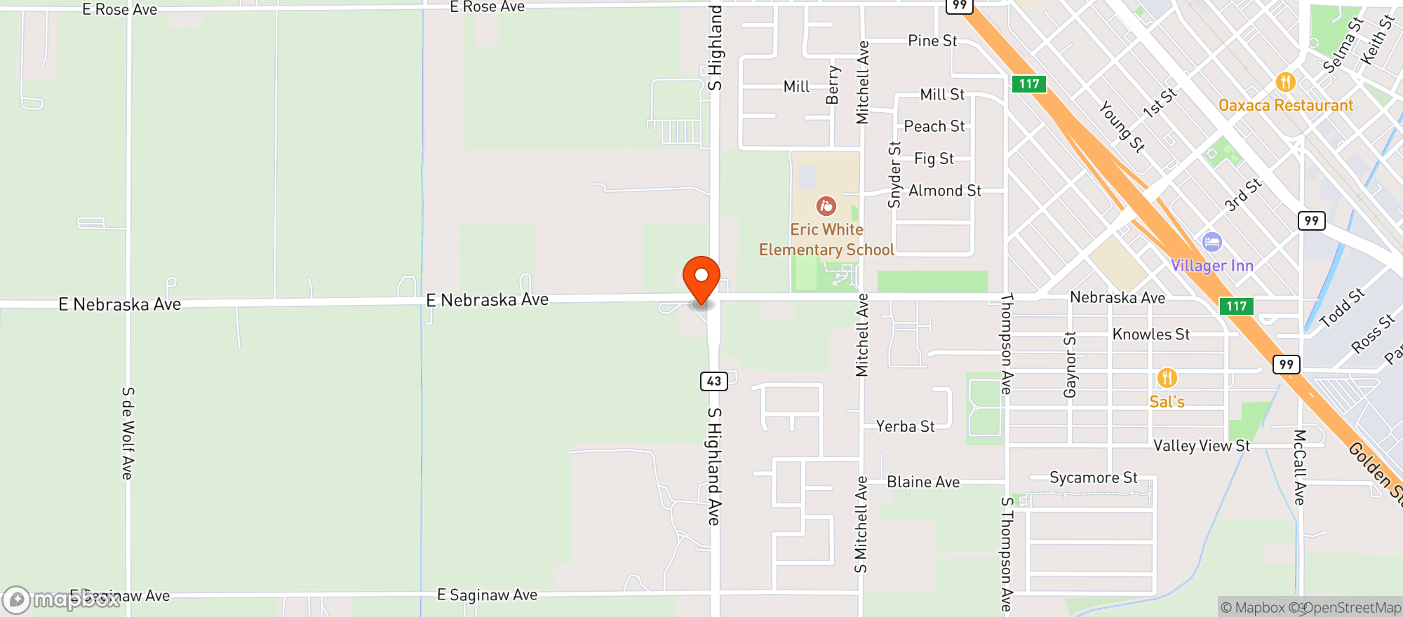 Map showing Am Pm Store
