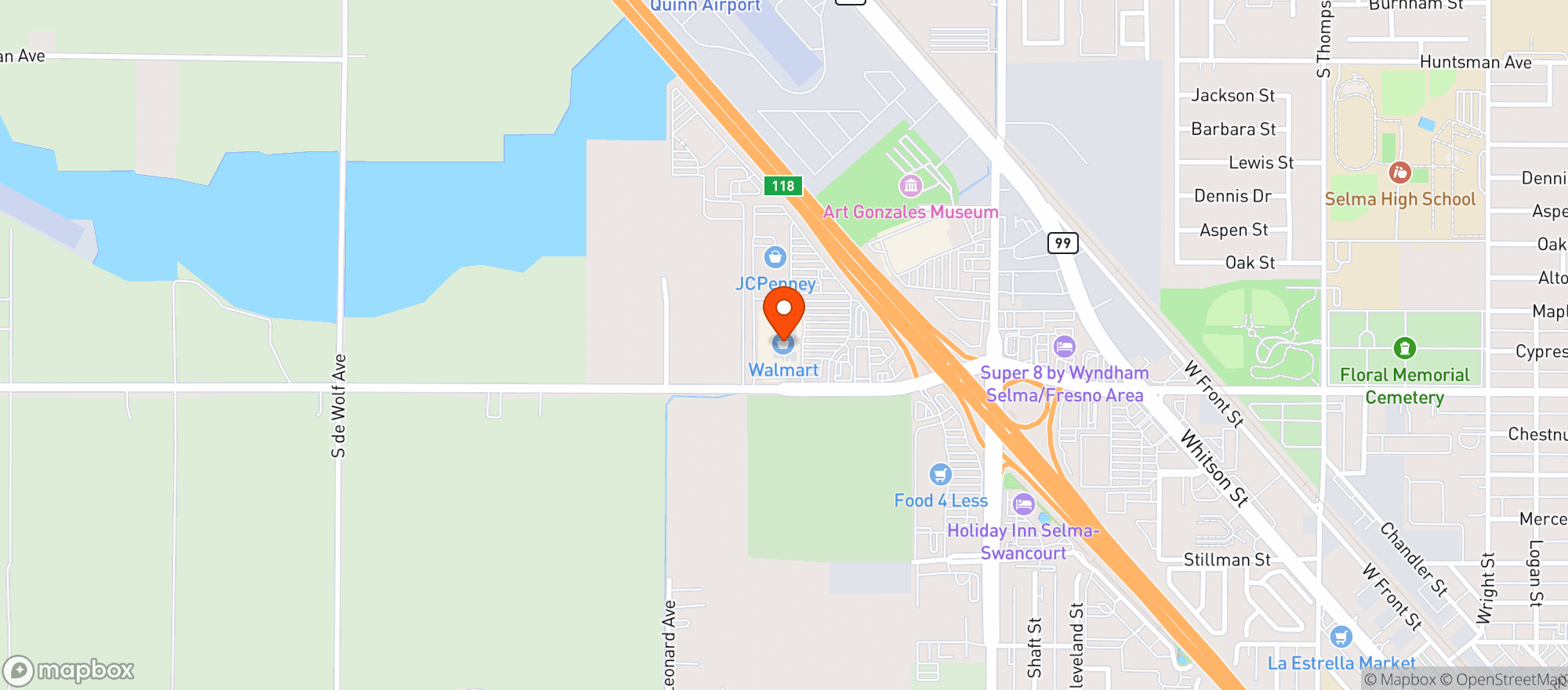 Map showing Walmart Supercenter #1882