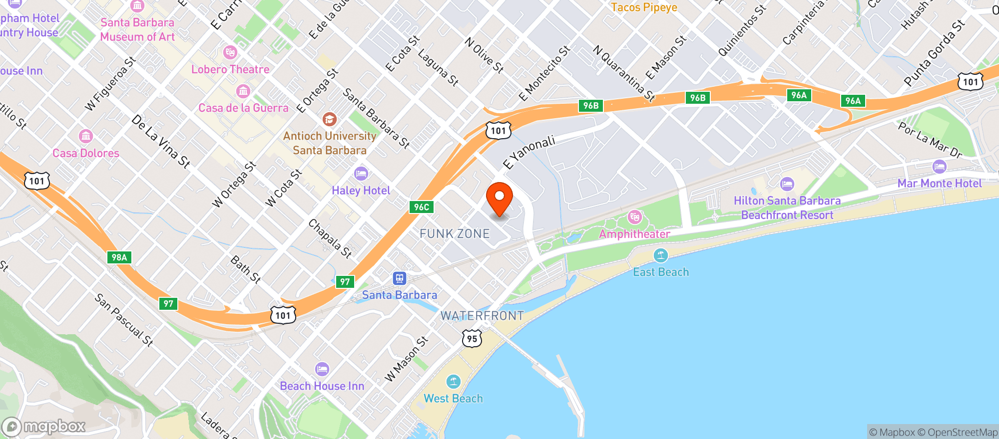 Map showing Lama Dog