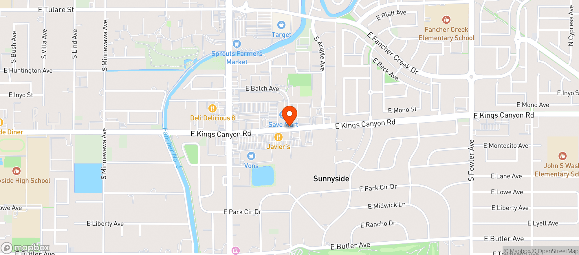 Map showing Fast N Easy 11