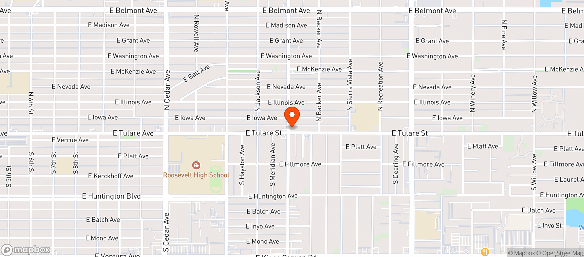 Map showing Shop N Rite Liquor