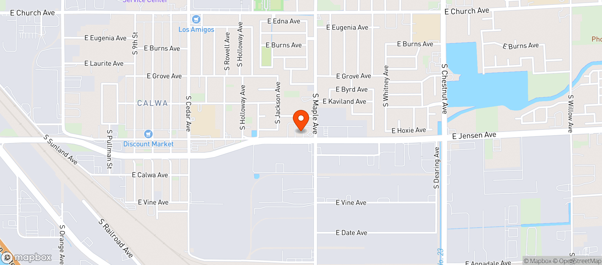 Map showing Culture - Maple (fresno)