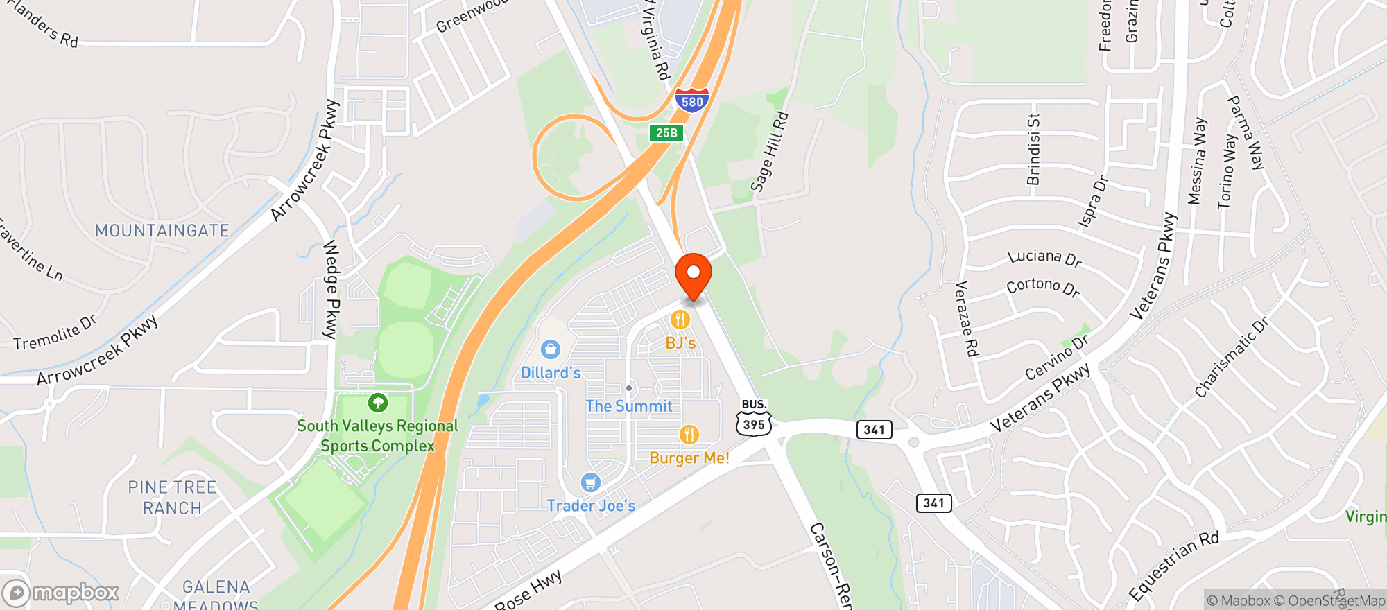 Map showing Edelweiss Pizza Pub Pastries