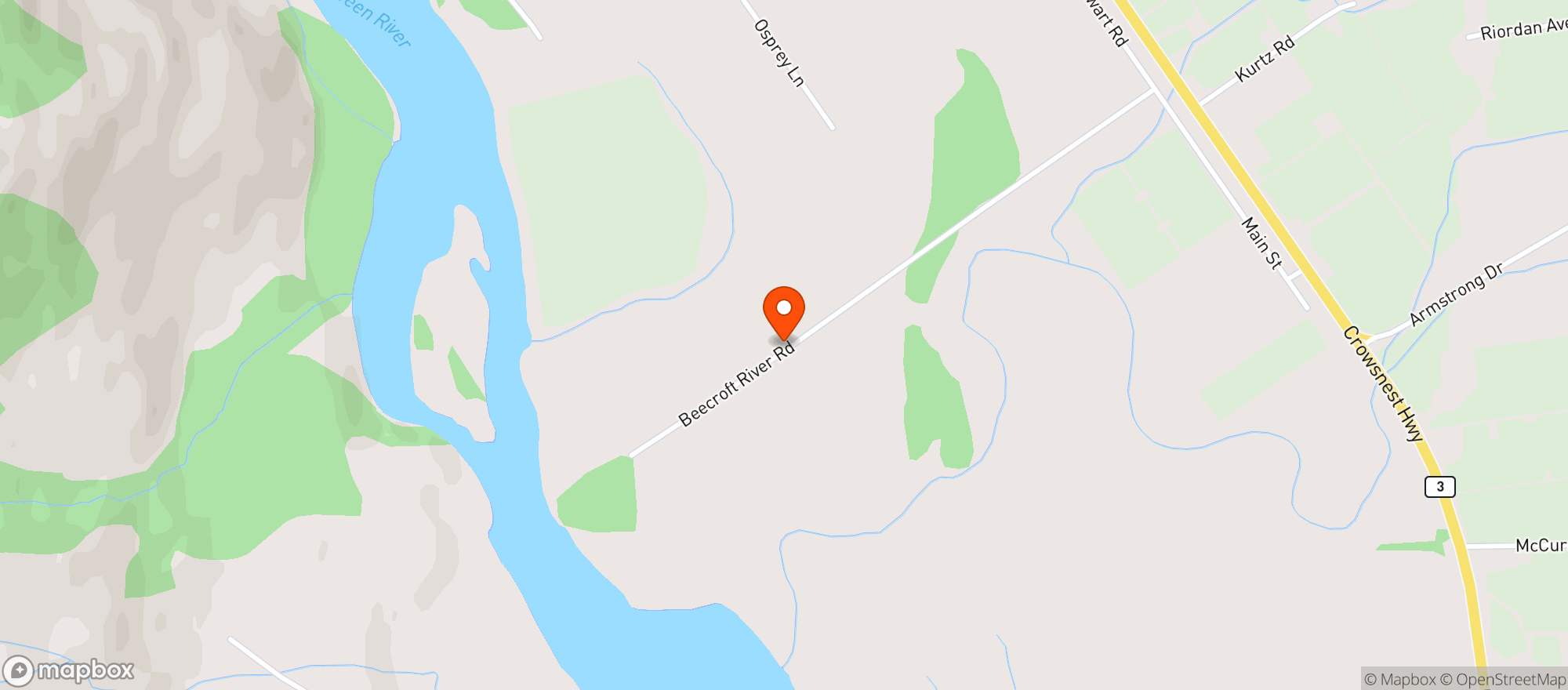 Map showing Sharpe Distillery