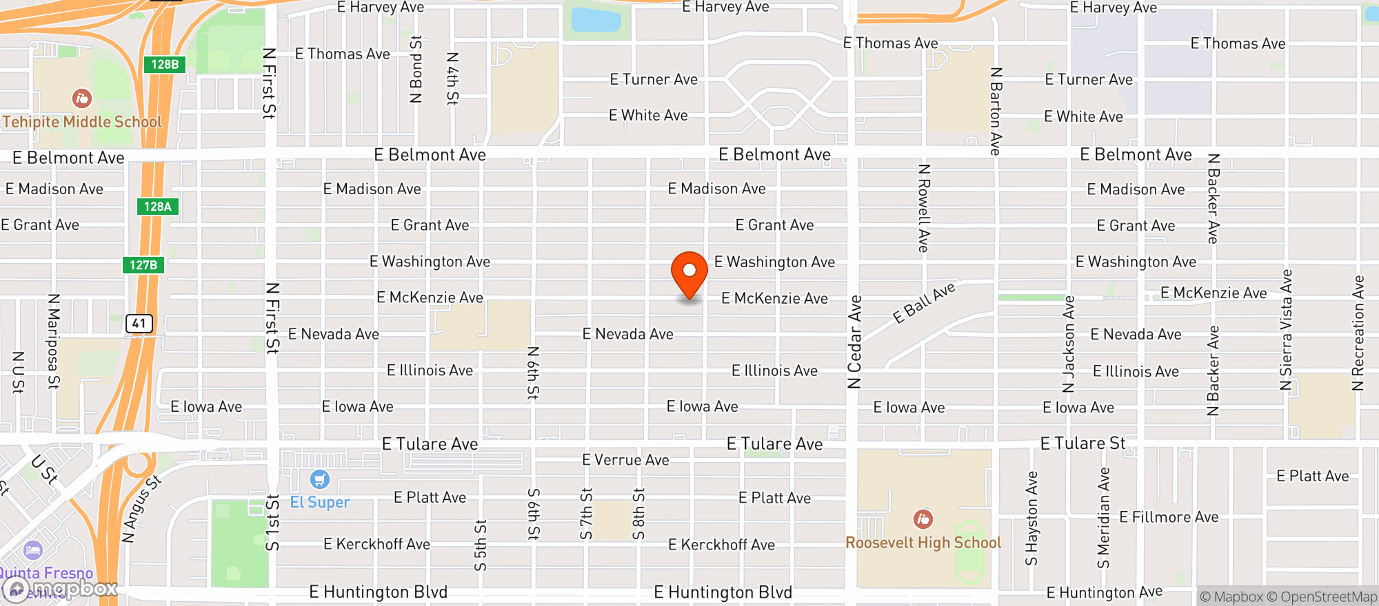 Map showing Mckenzie Market