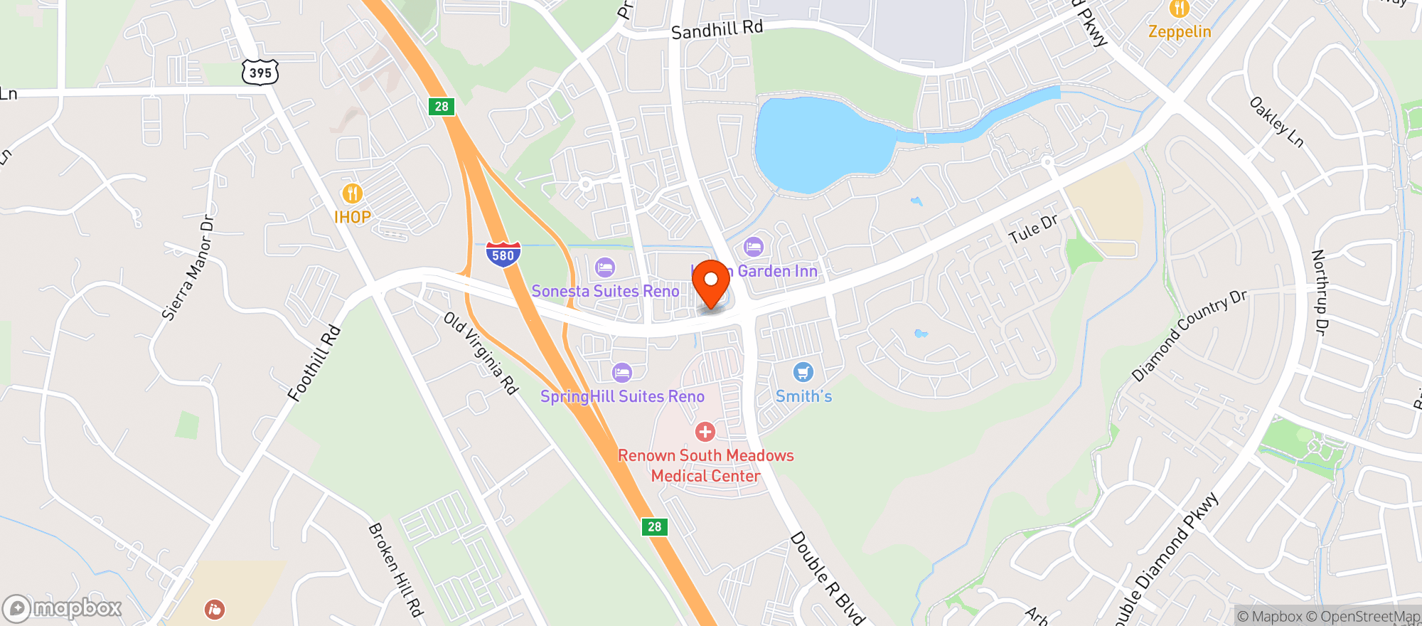 Map showing Sprouts Farmers Market