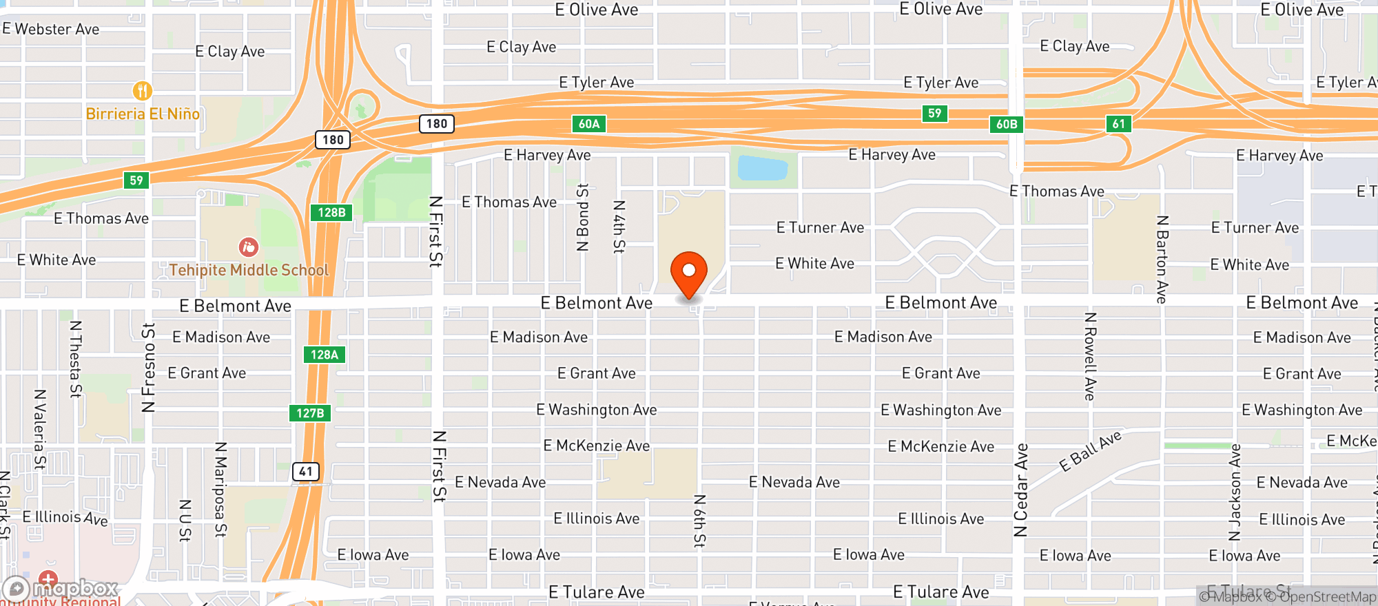Map showing Shop N Quick