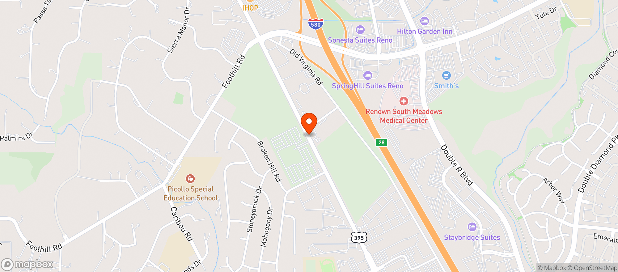 Map showing Bens Fine Wine & Spirits