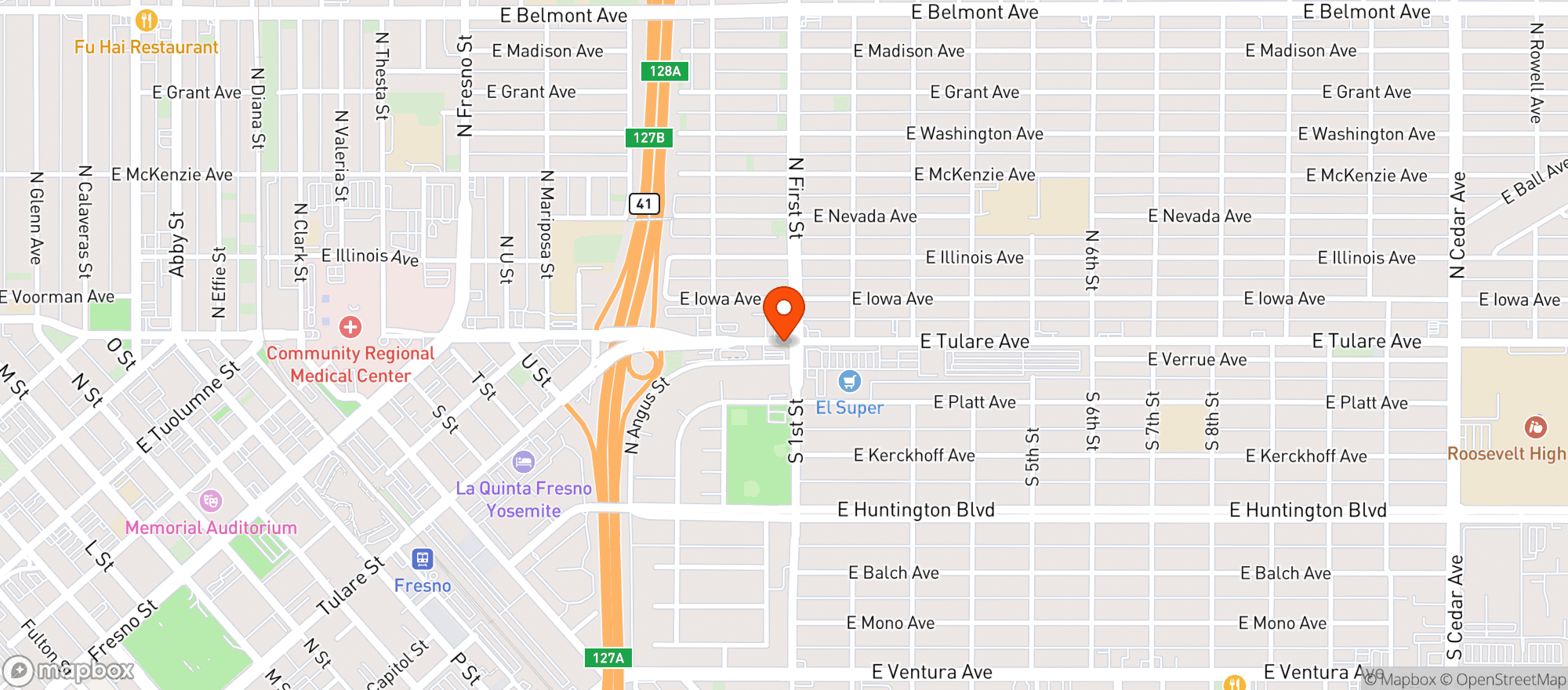 Map showing Ampm