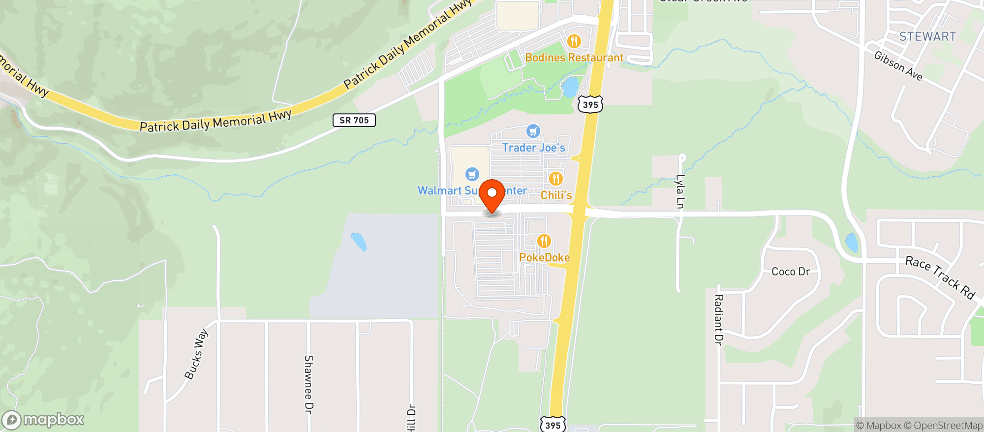 Map showing World Market Carson City
