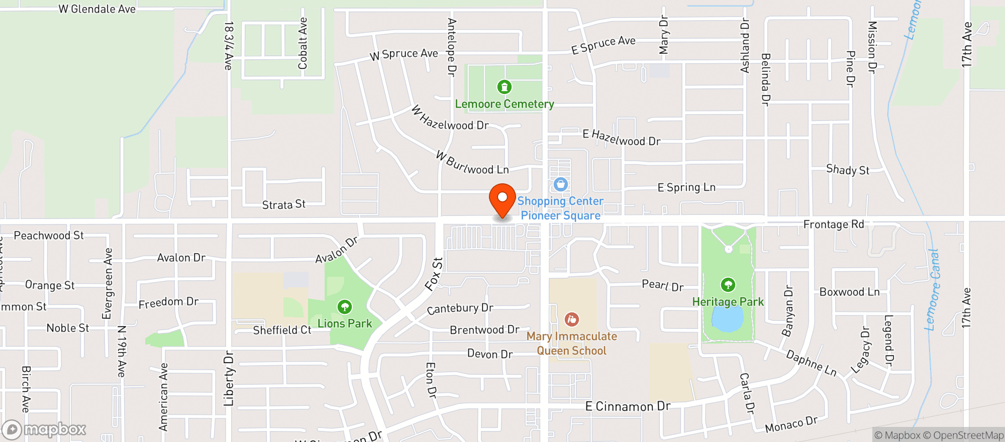 Map showing Save Mart