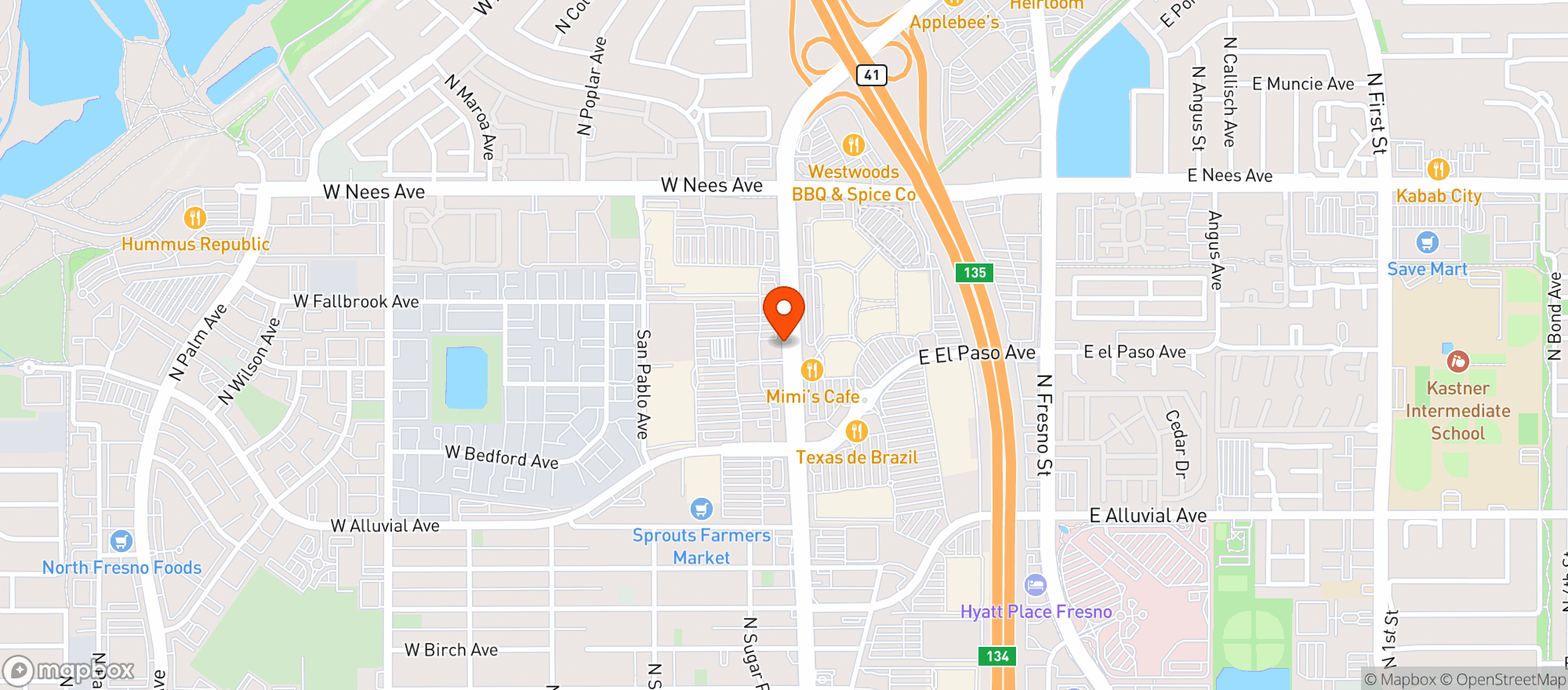 Map showing Bevmo!