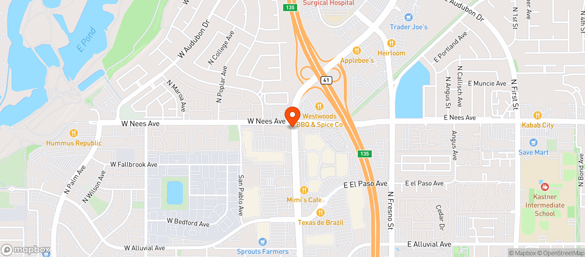 Map showing Antonios Mexican Restaurant