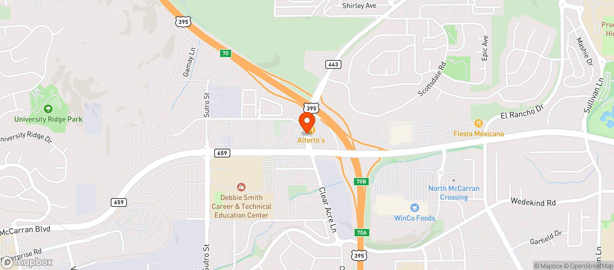 Map showing SUNNY DISCOUNT LIQUOR
