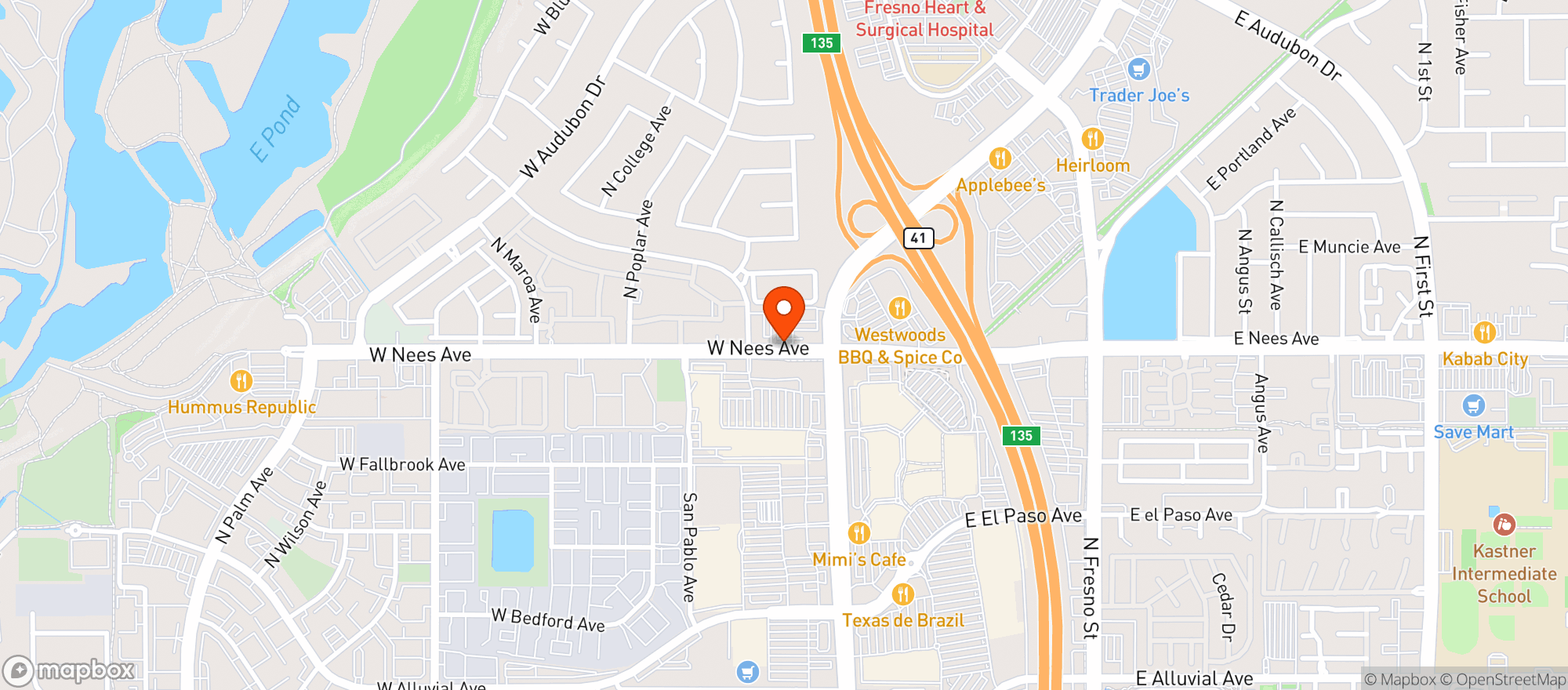 Map showing River Park Liquor
