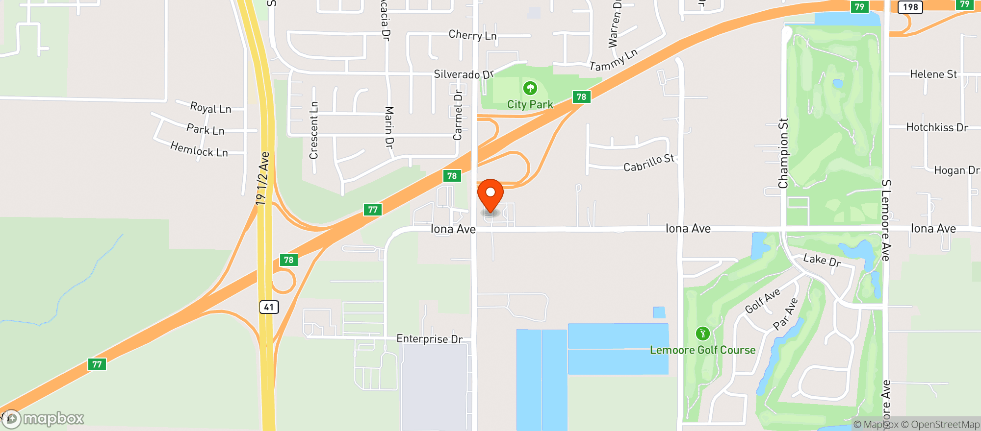Map showing Maverik