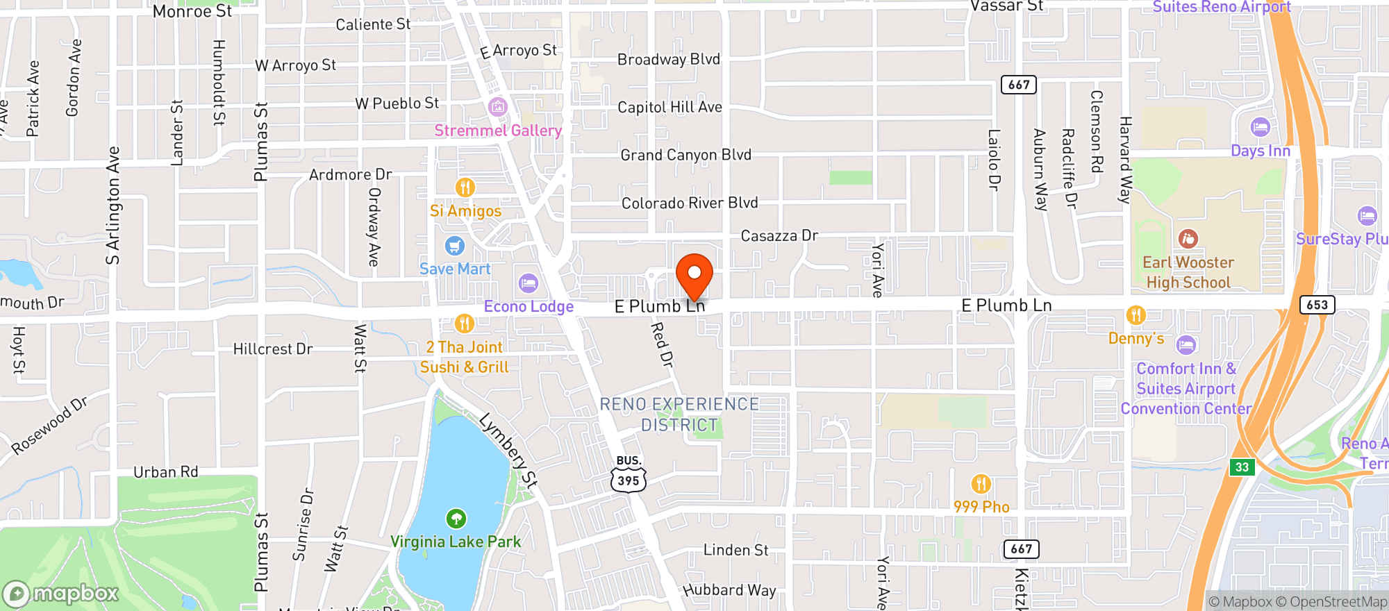 Map showing Smart & Final Extra