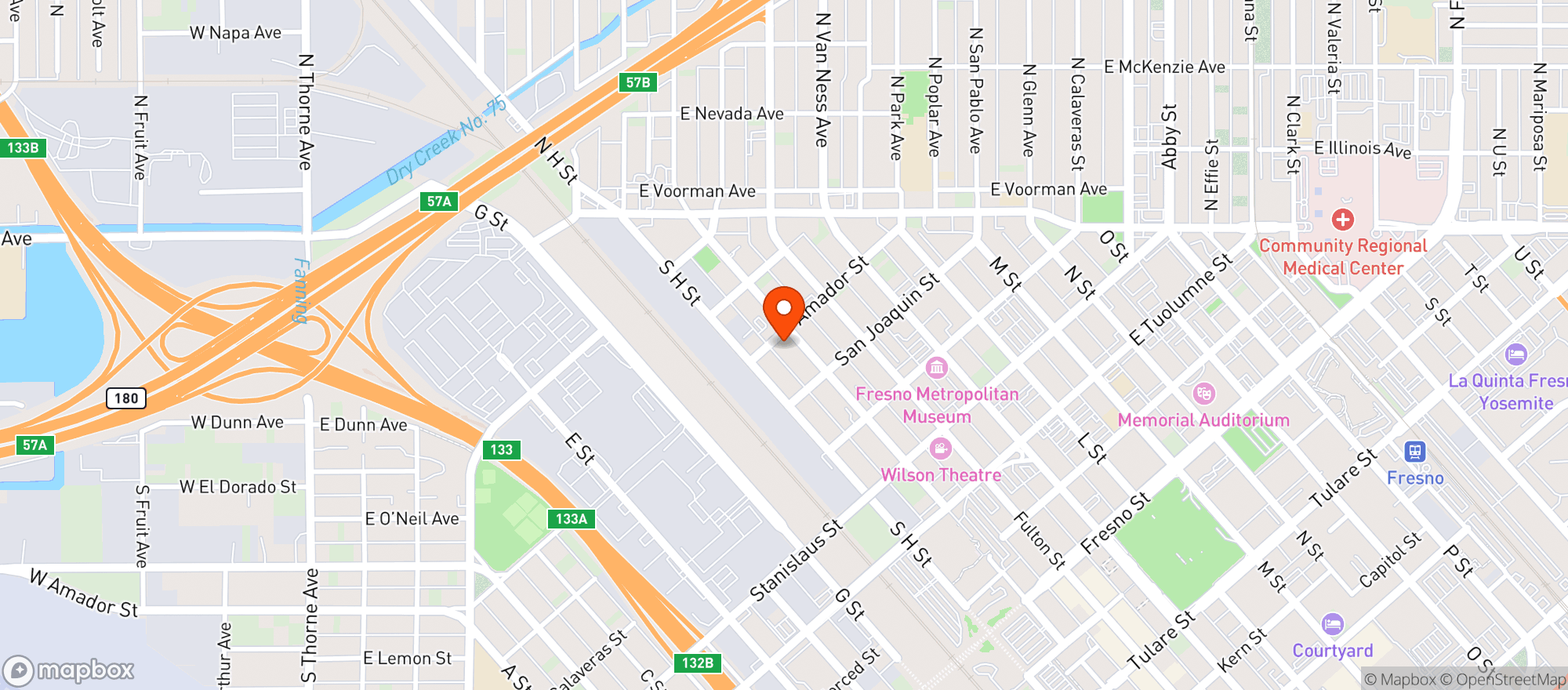 Map showing Neat Noir