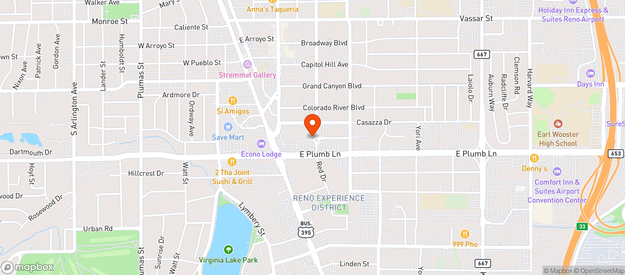 Map showing Sprouts Farmers Market
