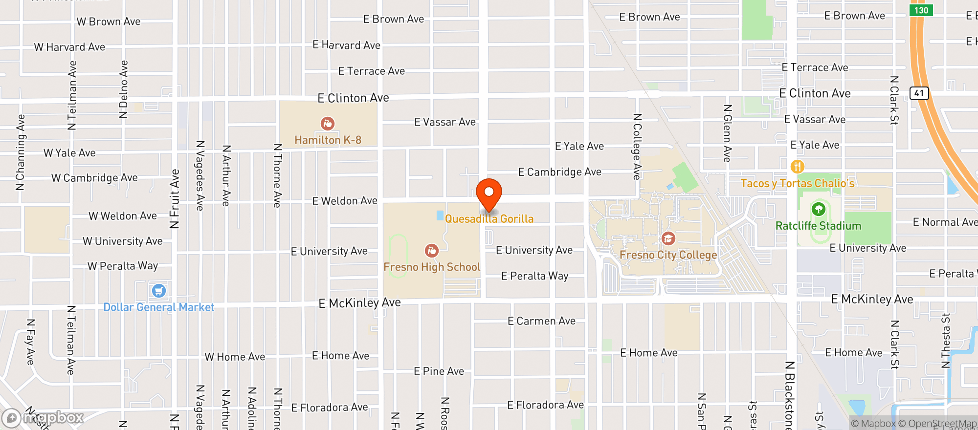 Map showing MOTO Delicatessen & Bodega