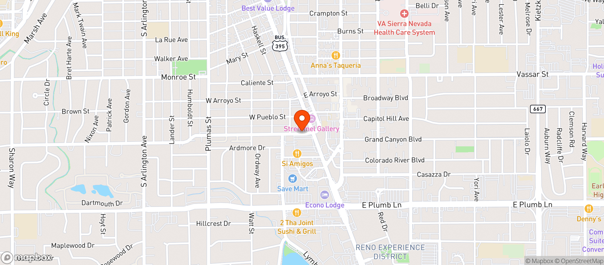 Map showing Bangkok Cuisine