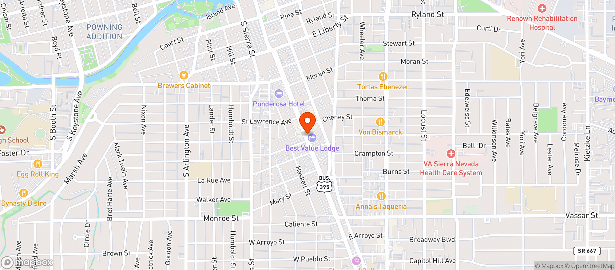 Map showing Jupiter Red #0