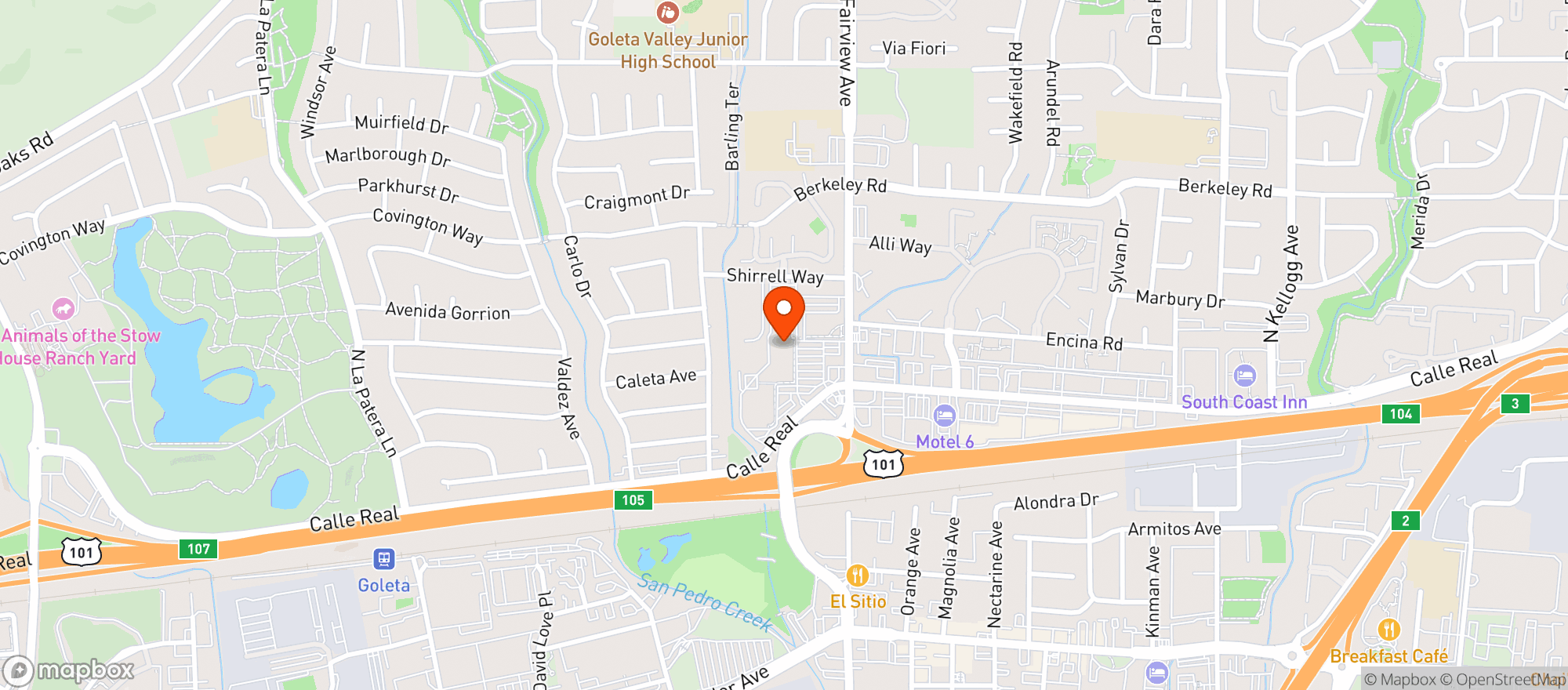 Map showing Sprouts Farmers Market