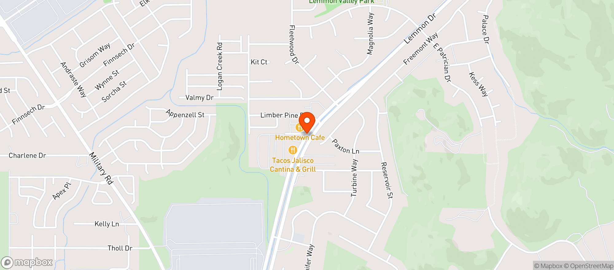 Map showing Deal Food Mart