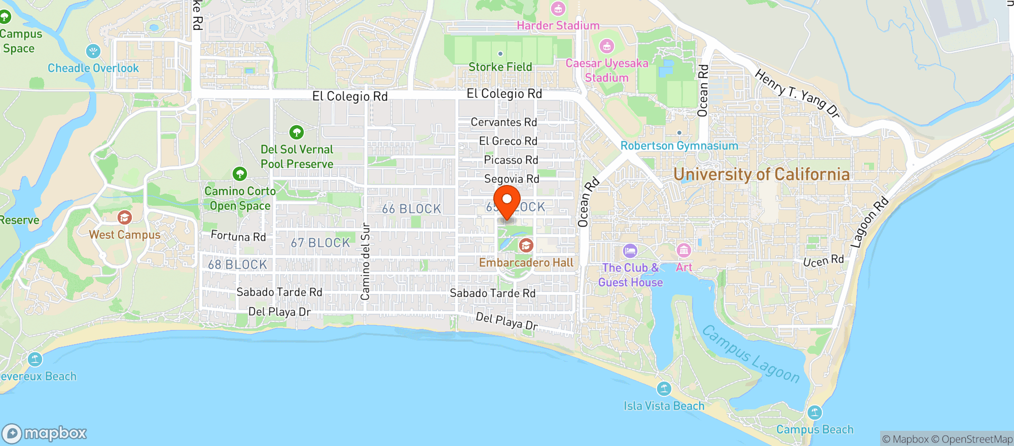 Map showing Farmacy - Isla Vista