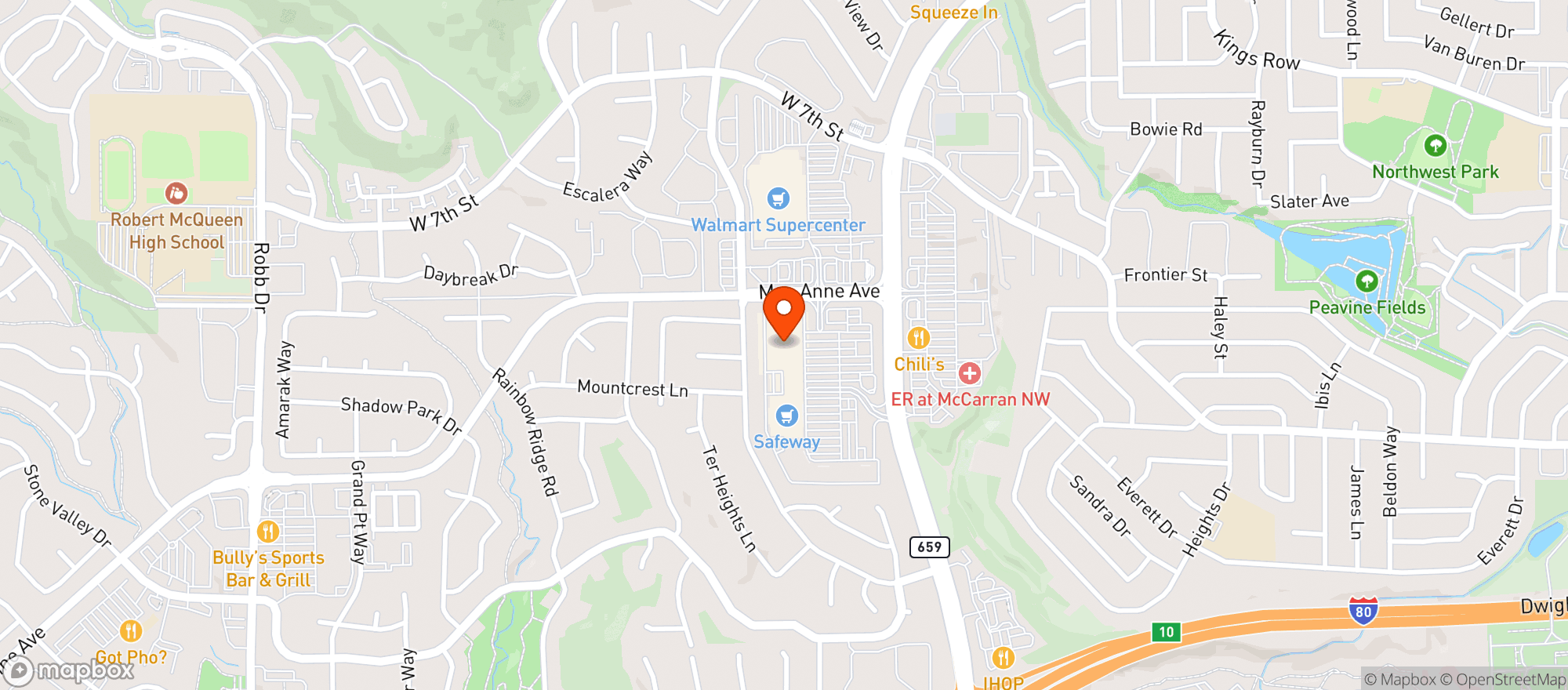 Map showing Gnc