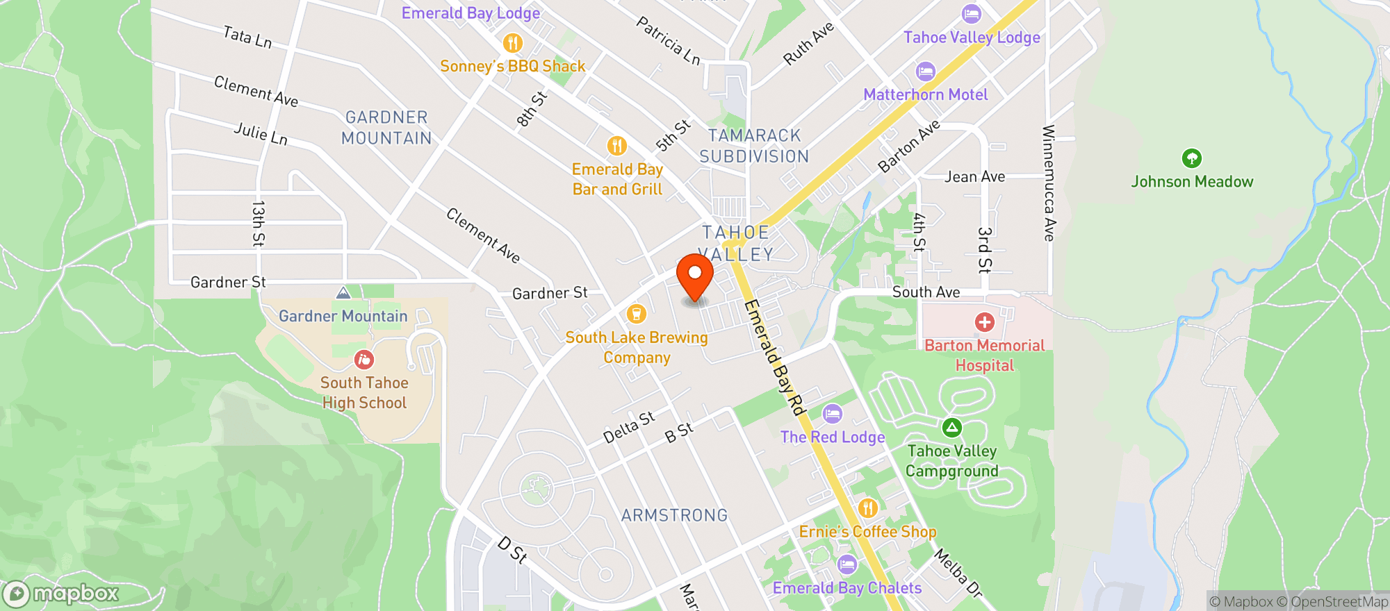 Map showing RALEYS