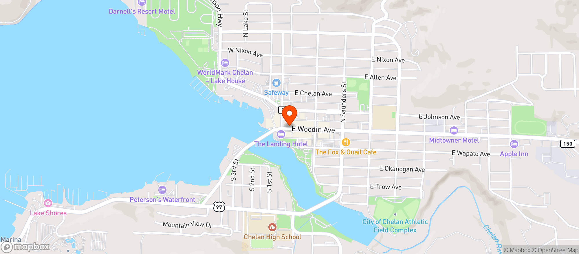 Map showing Bear Foods, Llc