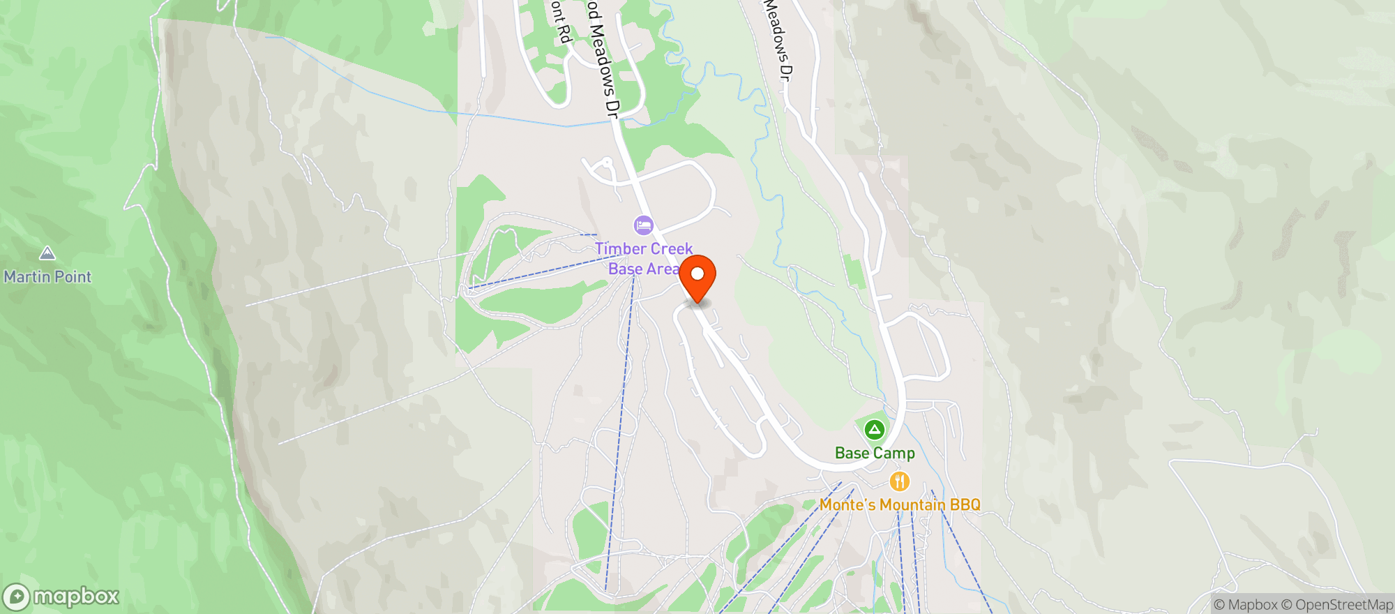 Map showing 7800 Bar & Grill