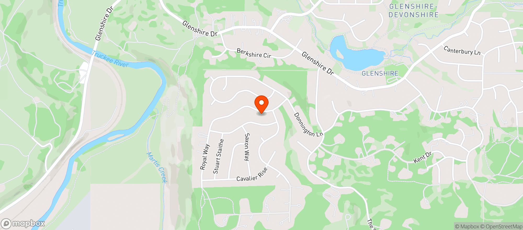 Map showing TAHOE MOUNTAIN FITNESS