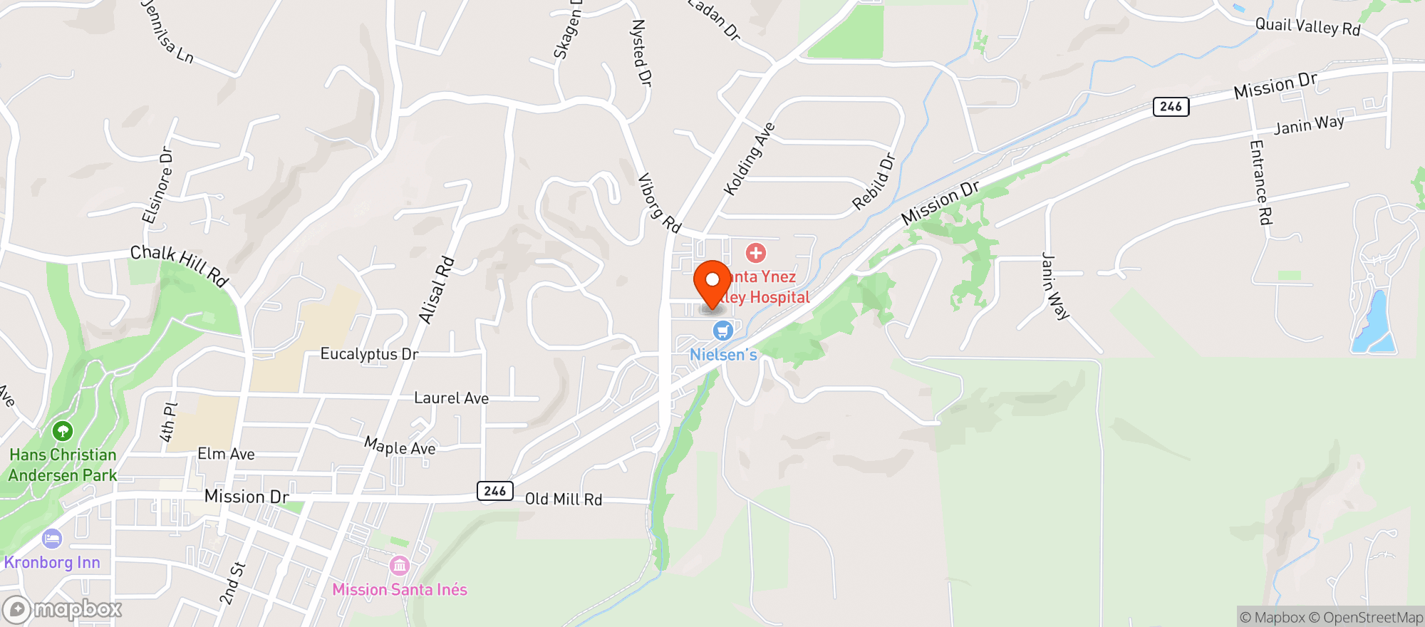 Map showing Valley Fresh Market - 00100021322