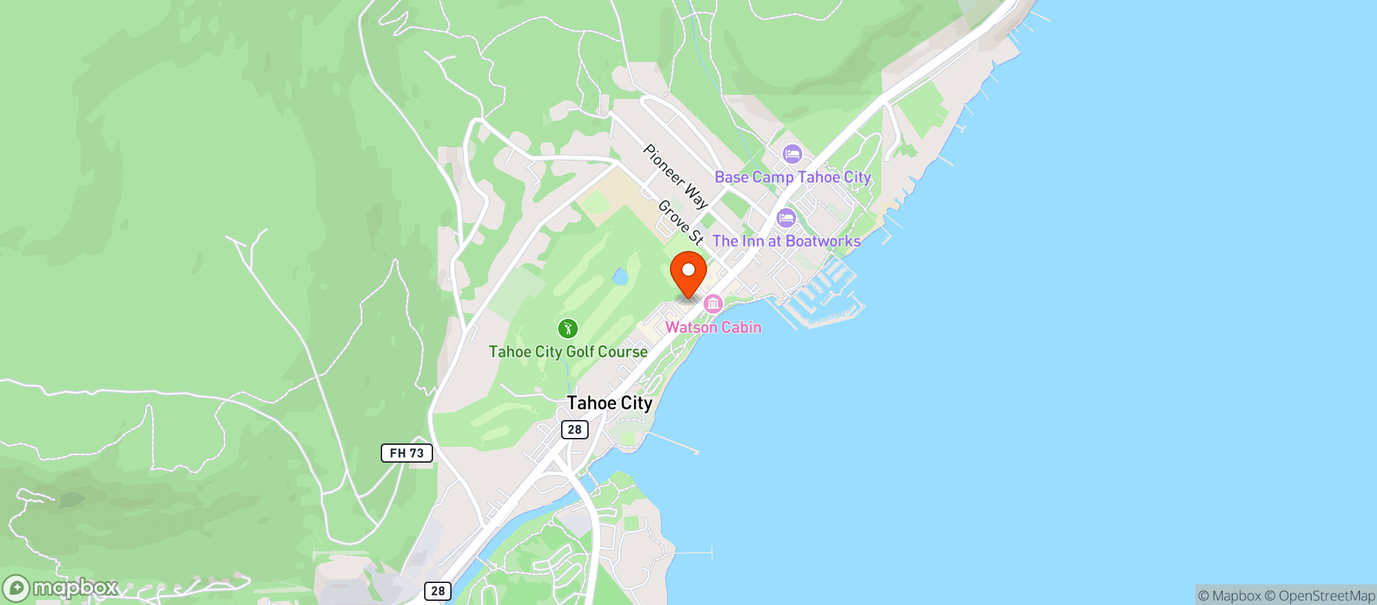 Map showing Sylva