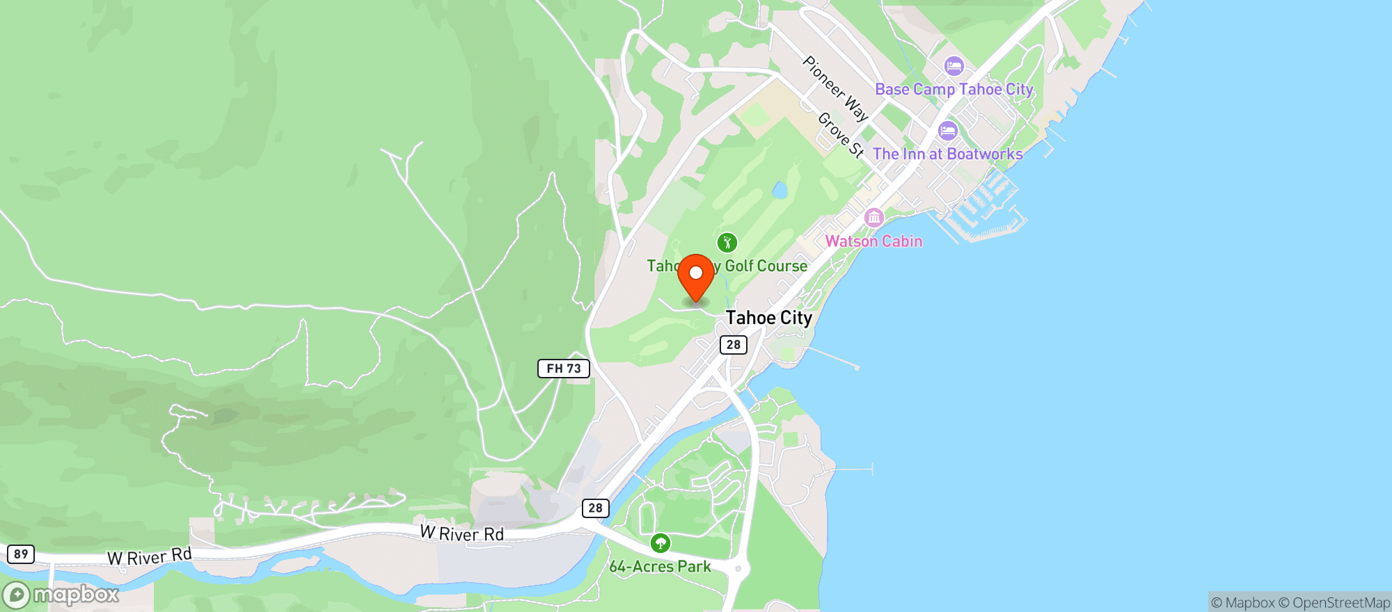 Map showing Cafe Zenon