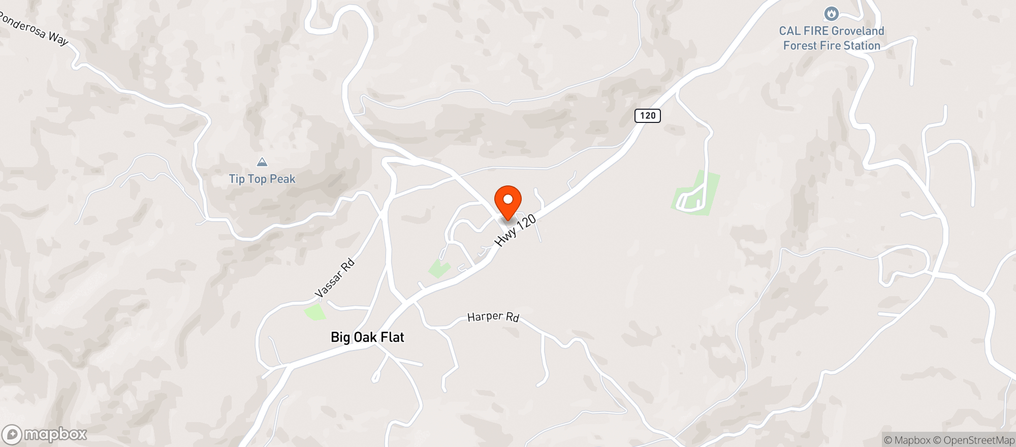 Map showing Around The Horn Brewing Company