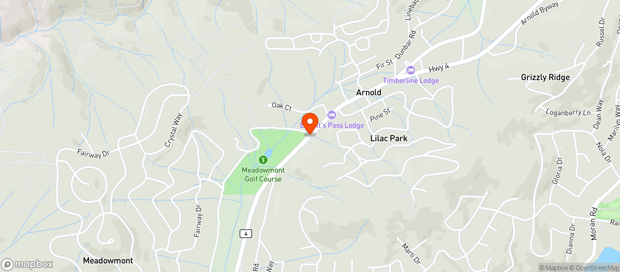 Map showing Rocket