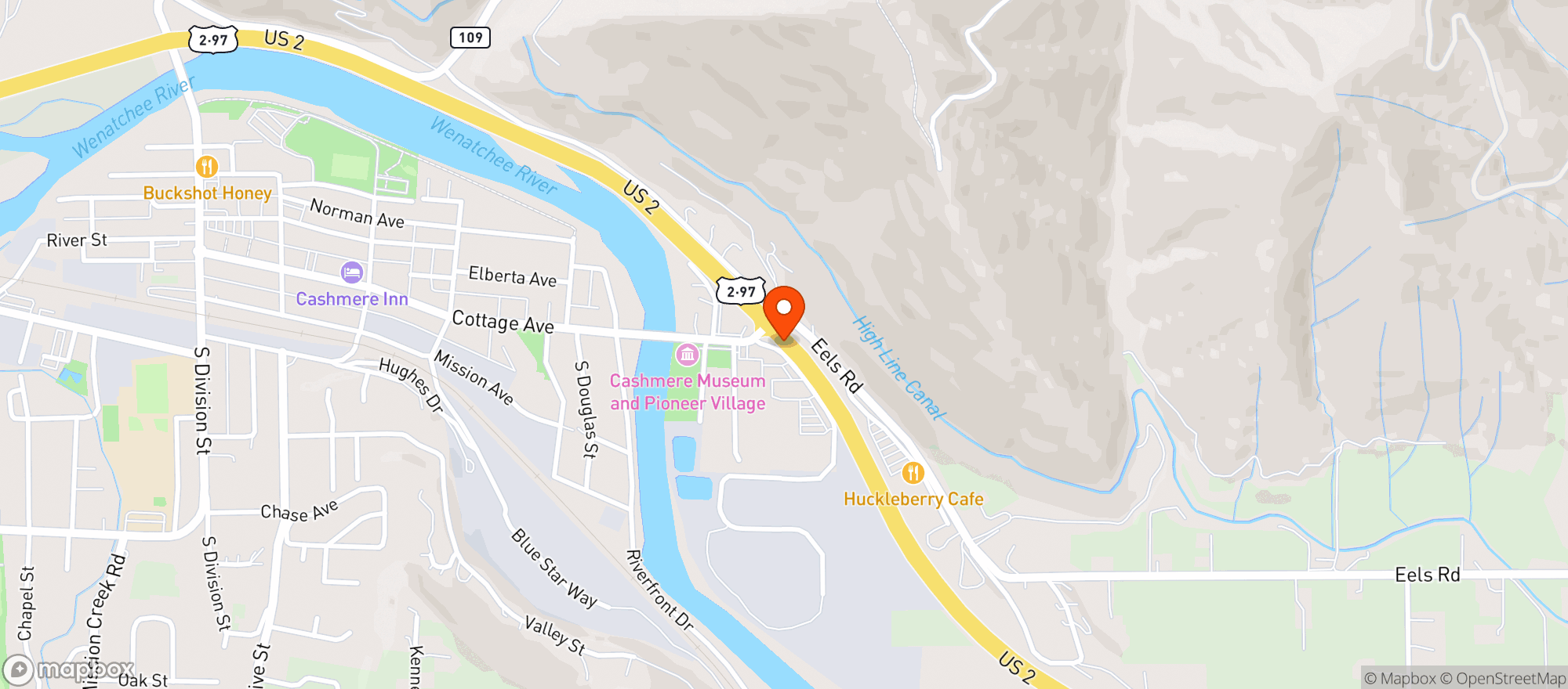 Map showing Martin’s Market Fresh Iga