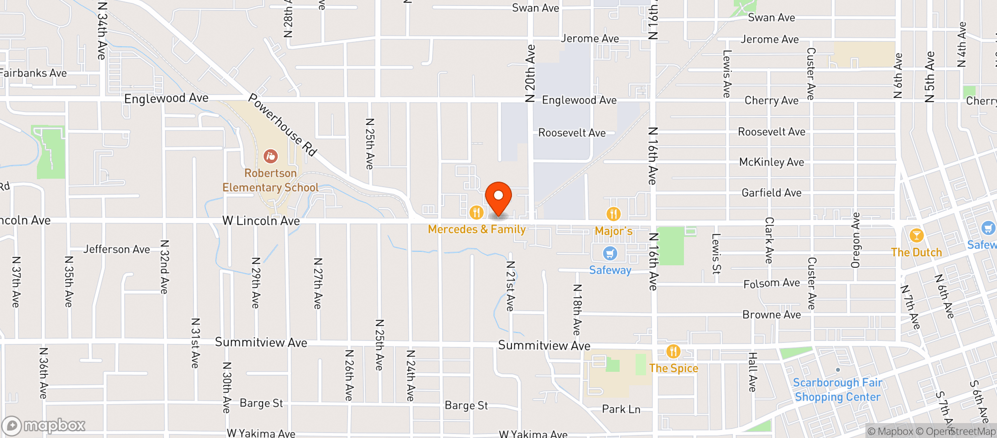 Map showing Hoops