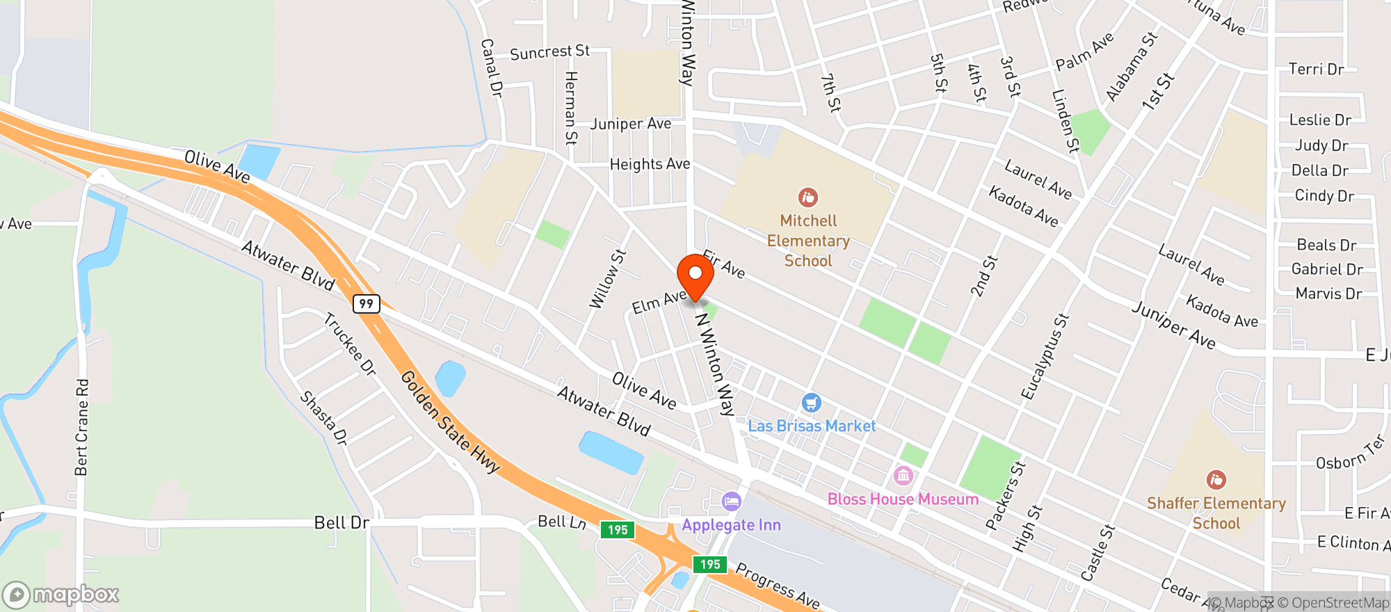 Map showing Xtreme Power Gas Food & Liquor