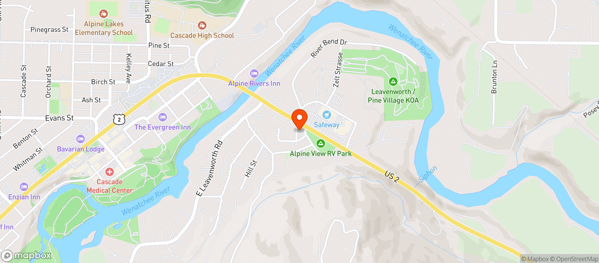 Map showing Sage Mountain Natural Foods
