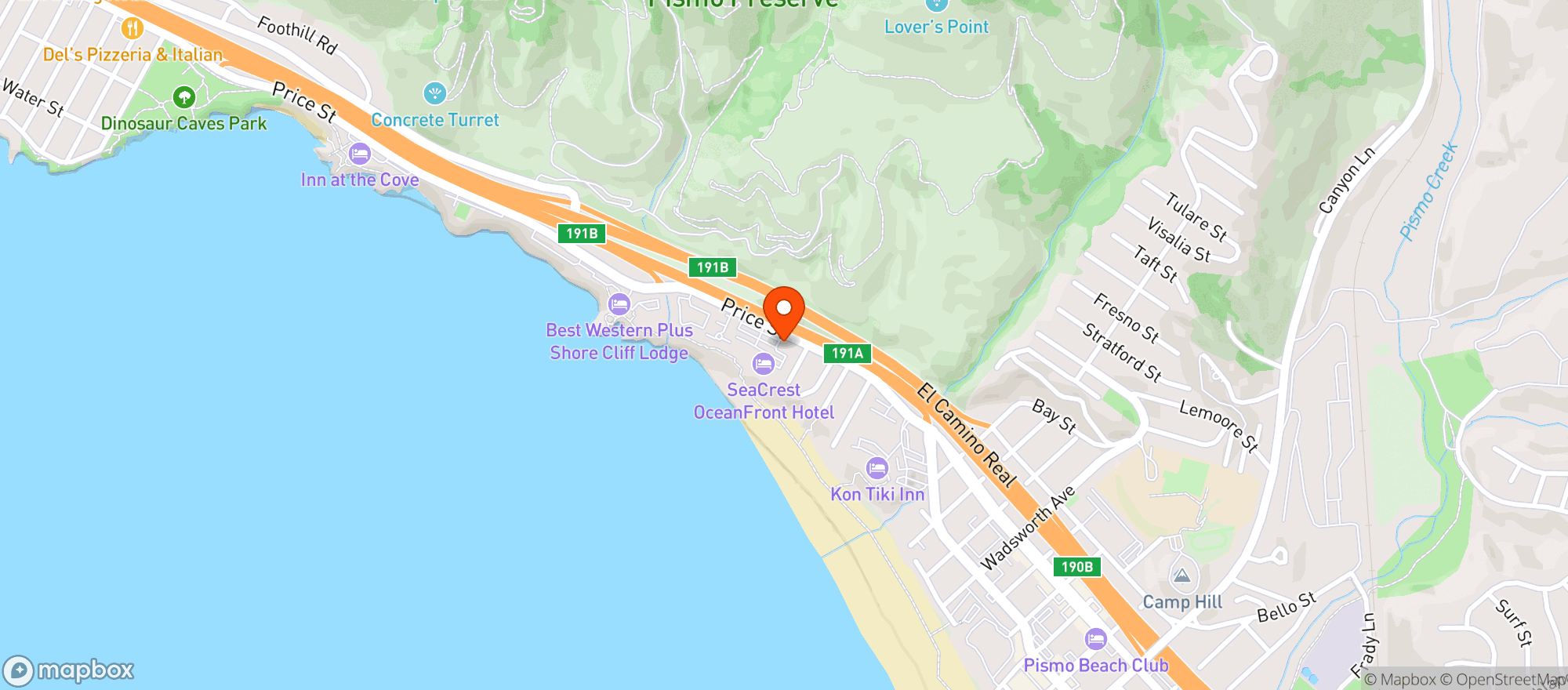 Map showing BLAST & BREW
