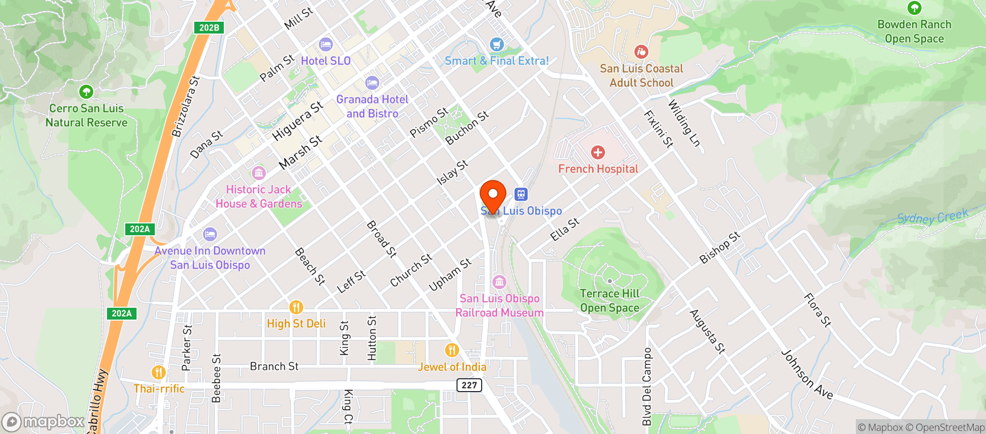 Map showing Jans Place
